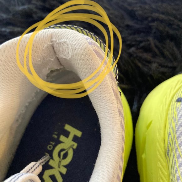 Hoka Women's Athletic Shoes - Blue and Yellow - Picture 6 of 8